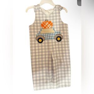 🎃 Natalie Grant Baby Pumpkin Smocked Longall 👶